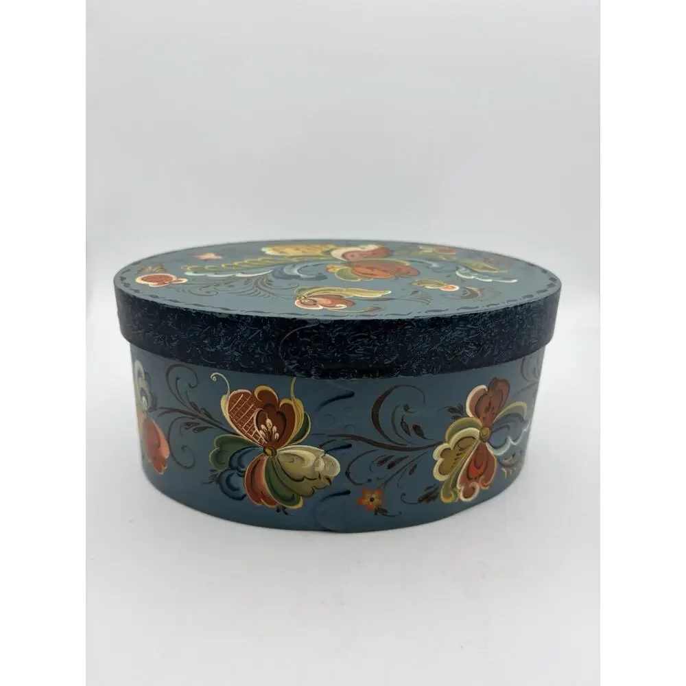 Authentic Scandinavian Bent Wood Box. Hand Made.